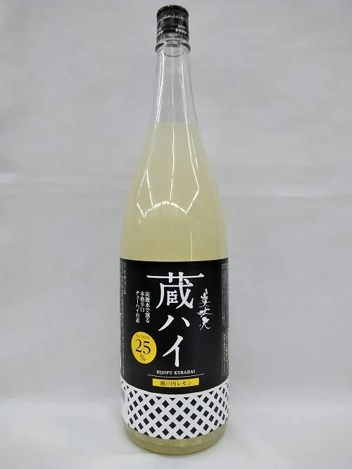  【果実酒】美丈夫 蔵ハイ 瀬戸内レモン 1.8L