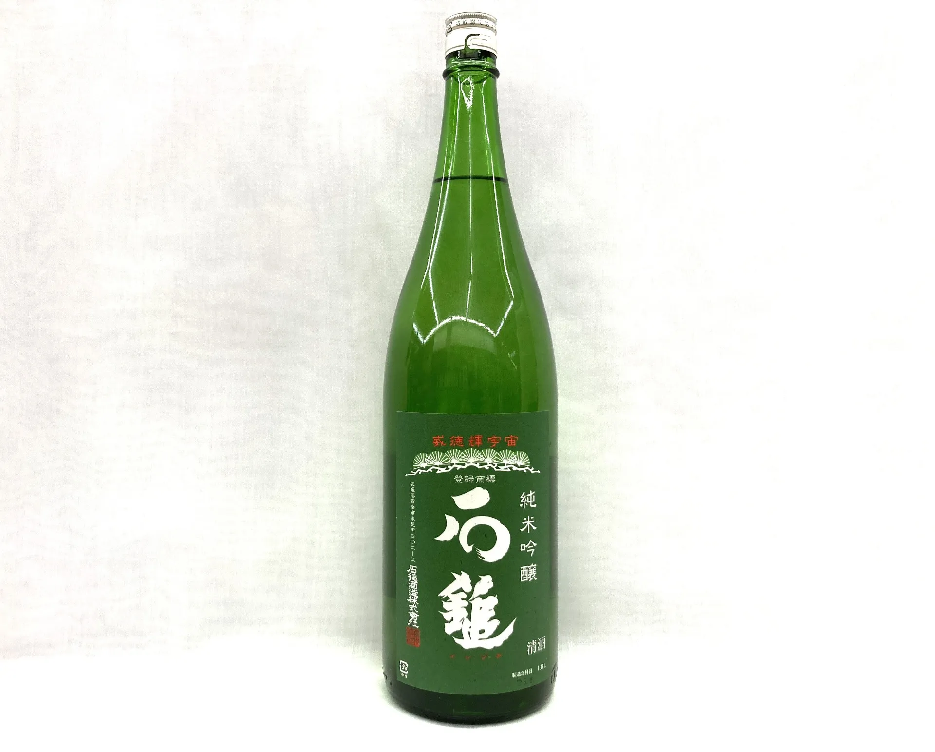 【日本酒】石鎚　純米吟醸　緑ラベル  　1800ml
