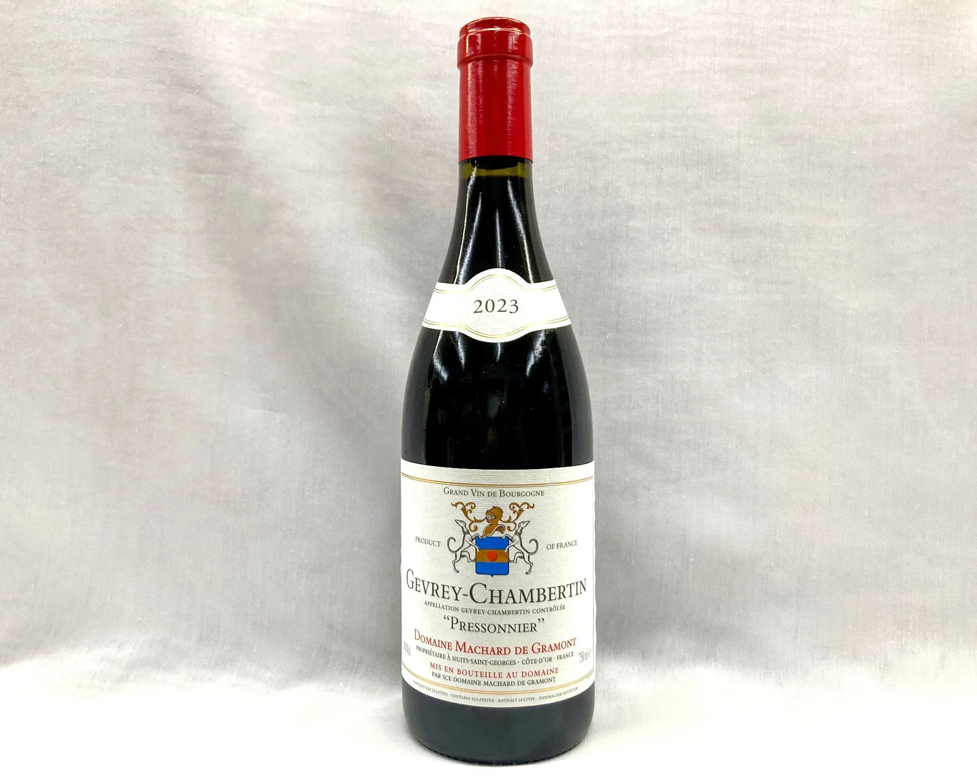 【赤ワイン】ドメーヌ・マシャール・ド・グラモン　 ジュヴレ・シャンベルタン  プレソニエール　2023　750ml　